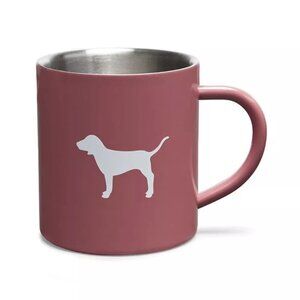 Victoria's Secret PINK | Mauve Dog Stainless Steel Coffee Mug Cup | Size 14Oz
